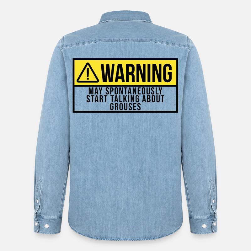 Gallo cedrone - Camicia in denim Stanley/Stella - azzurro chiaro slavato
