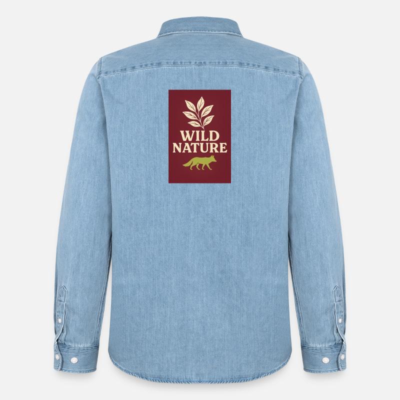 903E7BB2-E856-41AA-A23F-B3E2B4698455 - Männer Jeanshemd Organic von Stanley/Stella - verwaschenes Hellblau
