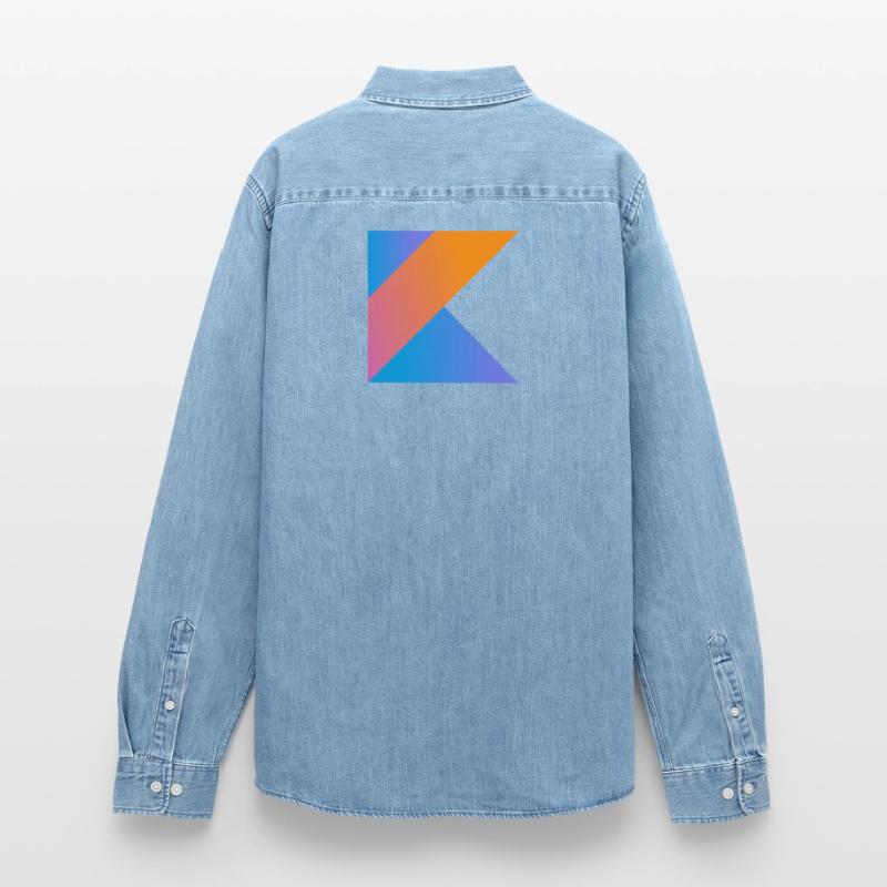 programmateur nerd computer source nouveau K sign pc c Chemise en denim homme bio Stanley/Stella
