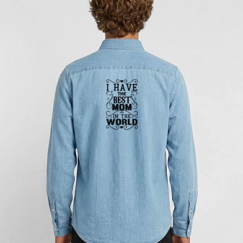 Muttertag, Muttertag, Muttertag, Muttertag, Muttertag Männer Jeanshemd Organic von Stanley/Stella
