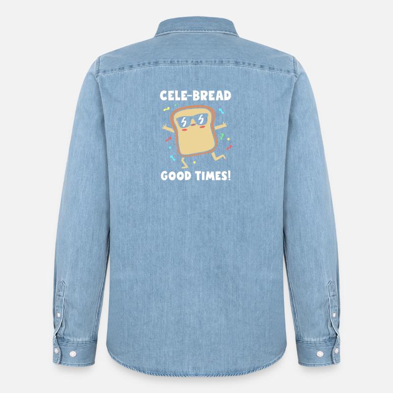 Bäcker Bäckerin Backen - Männer Jeanshemd Organic von Stanley/Stella - verwaschenes Hellblau