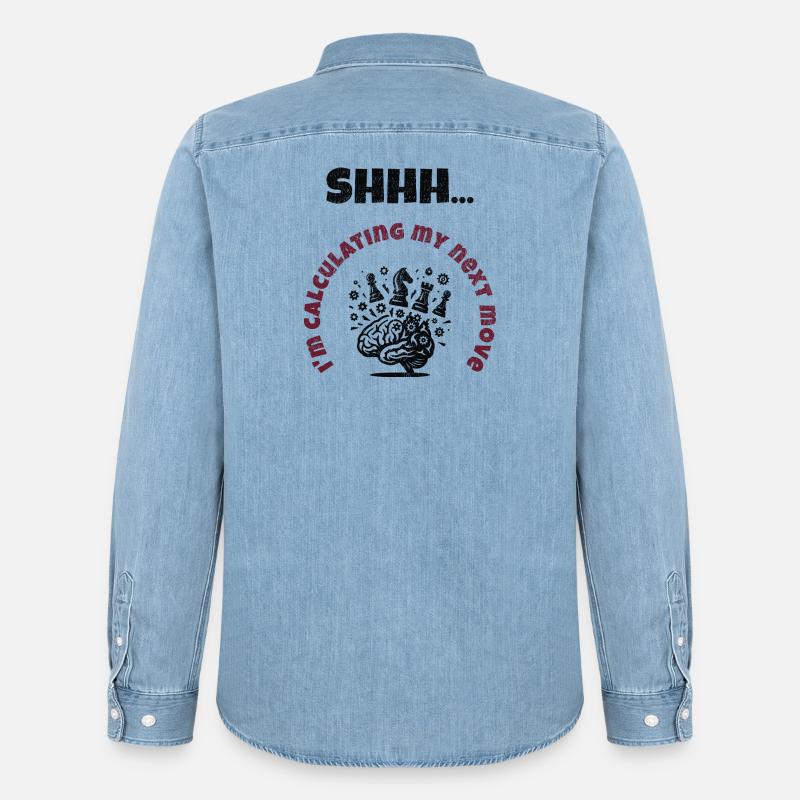 Berechnungsmodus Ein - Männer Jeanshemd Organic von Stanley/Stella - verwaschenes Hellblau