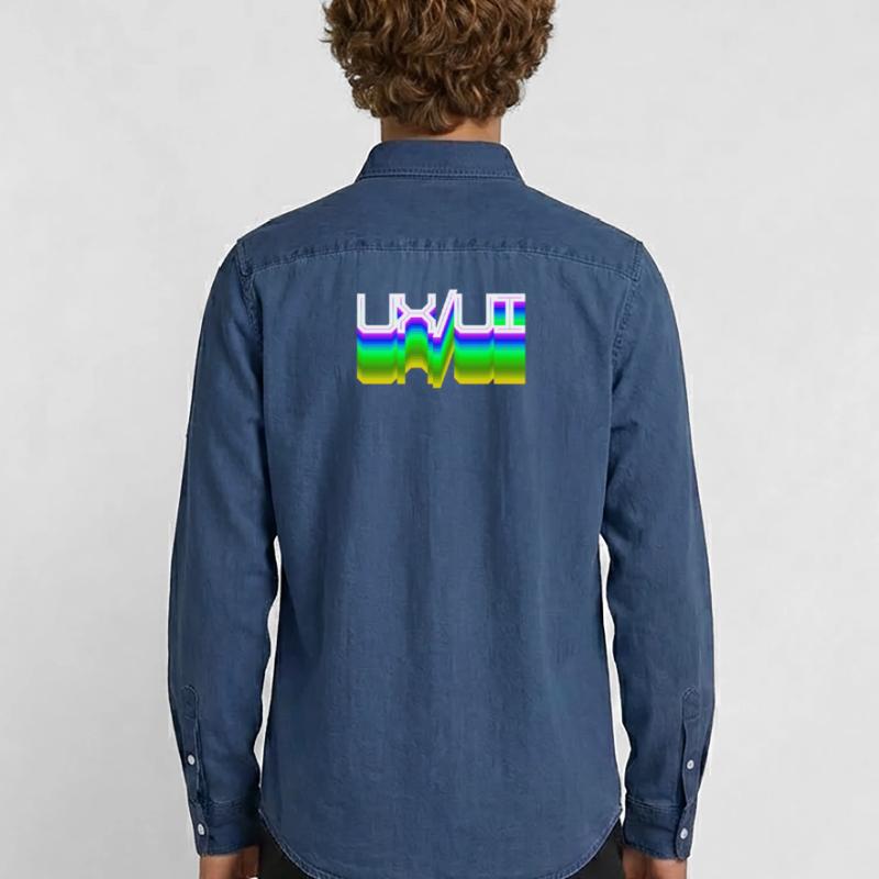 Skripting Code Developer Informatik Webentwickler Männer Jeanshemd Organic von Stanley/Stella