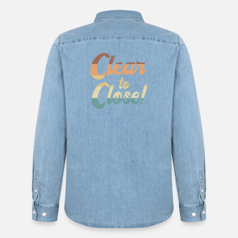 Hypothek Eigentumswohnung Schulden - Männer Jeanshemd Organic von Stanley/Stella - verwaschenes Hellblau