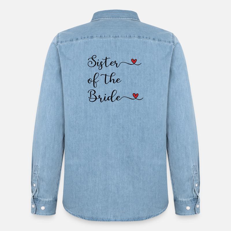 Sorella della sposa - Camicia in denim uomo bio di Stanley/Stella - azzurro chiaro slavato