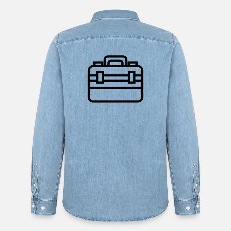 Toolbox - Men’s Organic Denim Shirt by Stanley/Stella - light wash