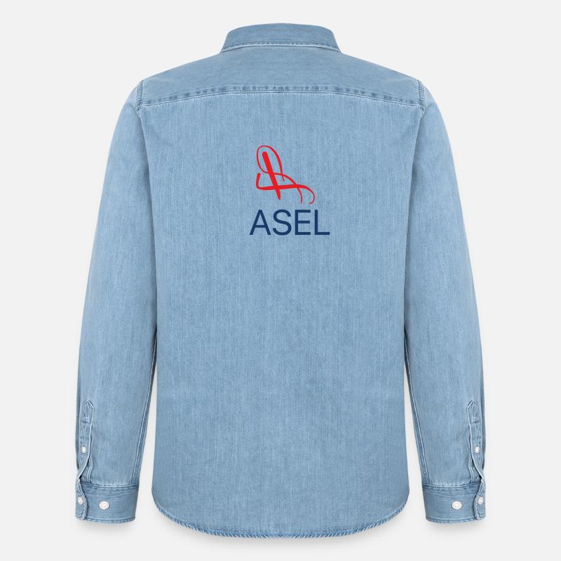 Basel T-Shirt Basel Pullover - Männer Jeanshemd Organic von Stanley/Stella - verwaschenes Hellblau