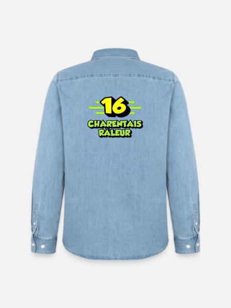 Complaining Charentais - Men’s Organic Denim Shirt by Stanley/Stella - light wash
