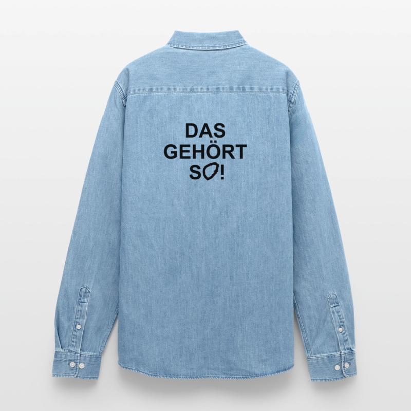 C’est comme ça que ça devrait être Chemise en denim homme bio Stanley/Stella