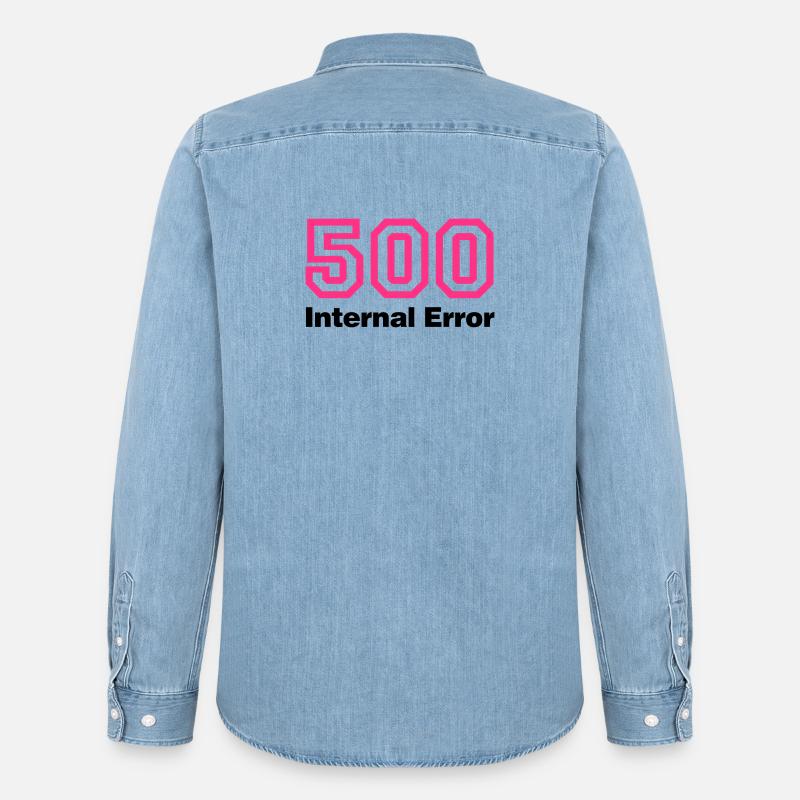 Error 500 Internal Error - Männer Jeanshemd Organic von Stanley/Stella - verwaschenes Hellblau