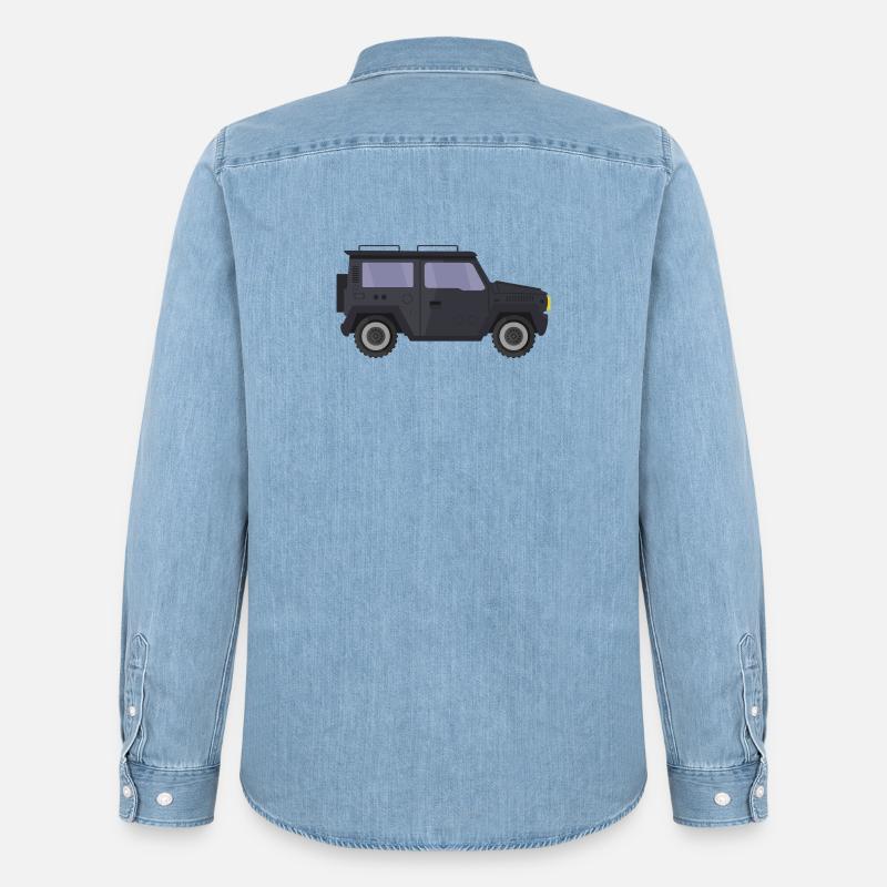 Jeep - Men’s Organic Denim Shirt by Stanley/Stella - light wash