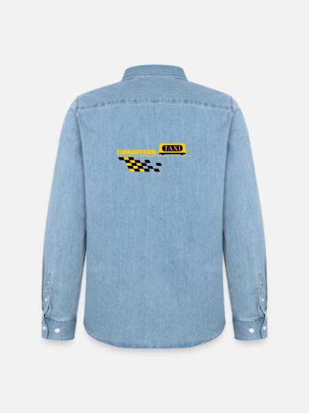 Taxi driver - Men’s Organic Denim Shirt by Stanley/Stella - light wash