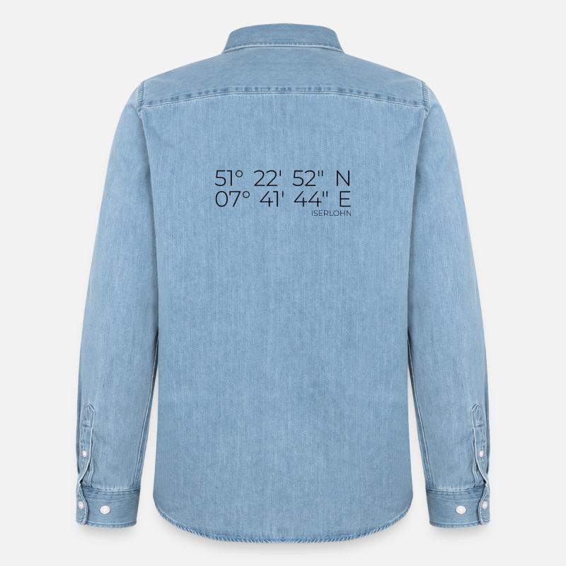 Coordinates Iserlohn - Men’s Organic Denim Shirt by Stanley/Stella - light wash