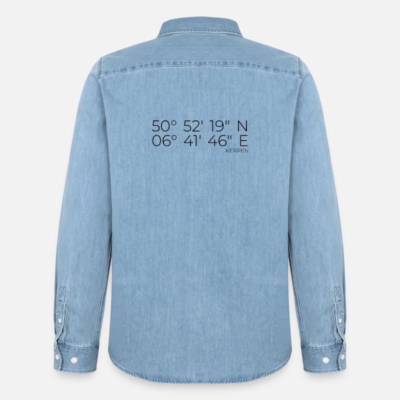 Coordinates Kerpen - Men’s Organic Denim Shirt by Stanley/Stella - light wash
