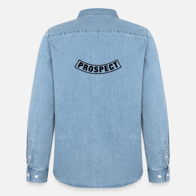 Prospect Batch - Männer Jeanshemd Organic von Stanley/Stella - verwaschenes Hellblau
