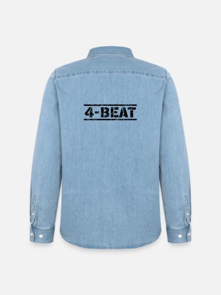 4 Beat - Men’s Organic Denim Shirt by Stanley/Stella - light wash