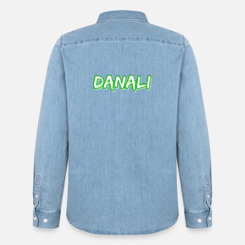 Danali - Männer Jeanshemd Organic von Stanley/Stella - verwaschenes Hellblau