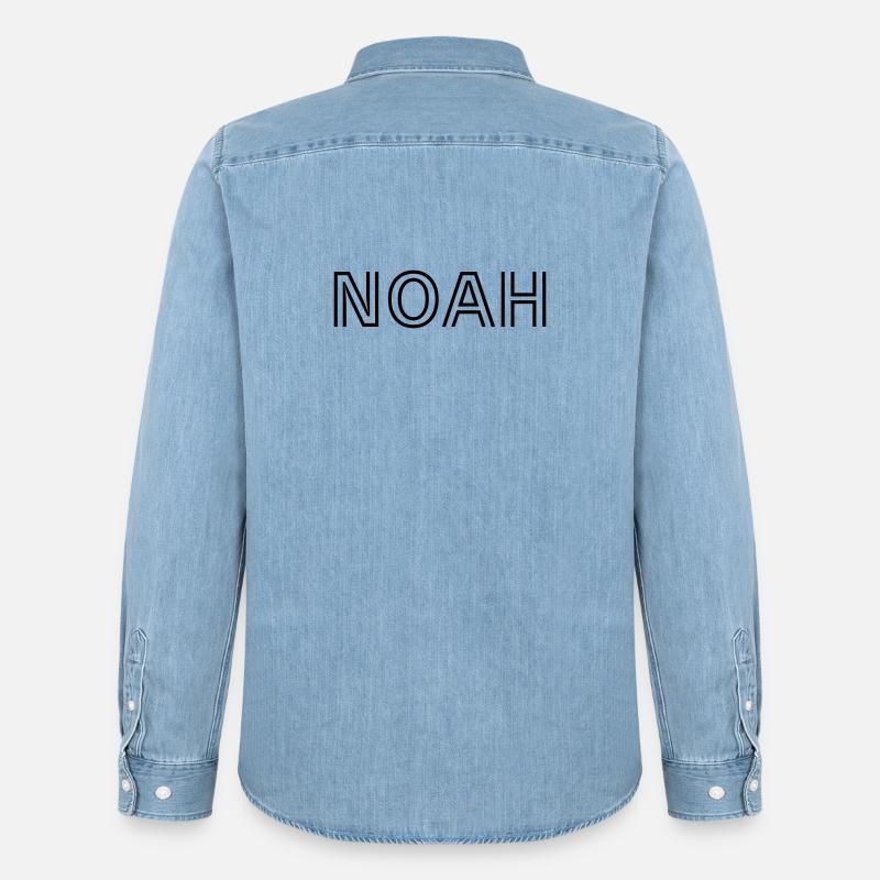 Noah - Männer Jeanshemd Organic von Stanley/Stella - verwaschenes Hellblau