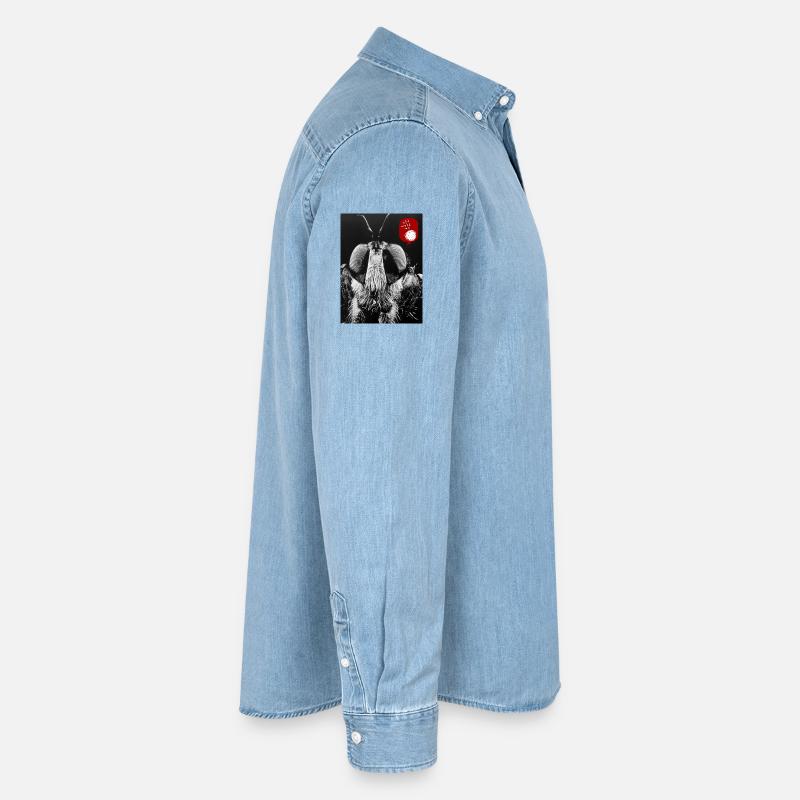 Bug off (Bug désactivé) Chemise en denim homme bio Stanley/Stella