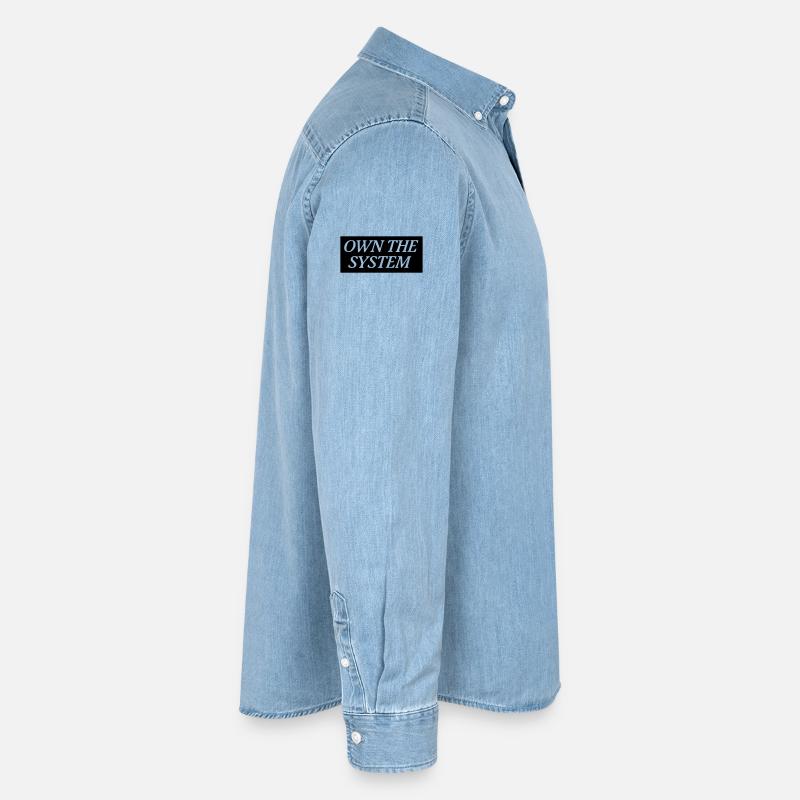 Posséder le système - Das eigene System Chemise en denim homme bio Stanley/Stella