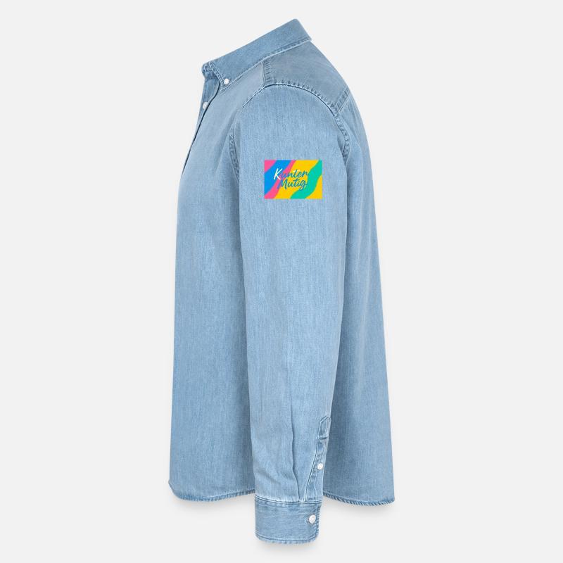 Kunter Explosion de couleurs courageuse Chemise en denim homme bio Stanley/Stella