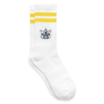 Robot boîte à rythmes - Chaussettes de tennis - blanc/jaune - Droite