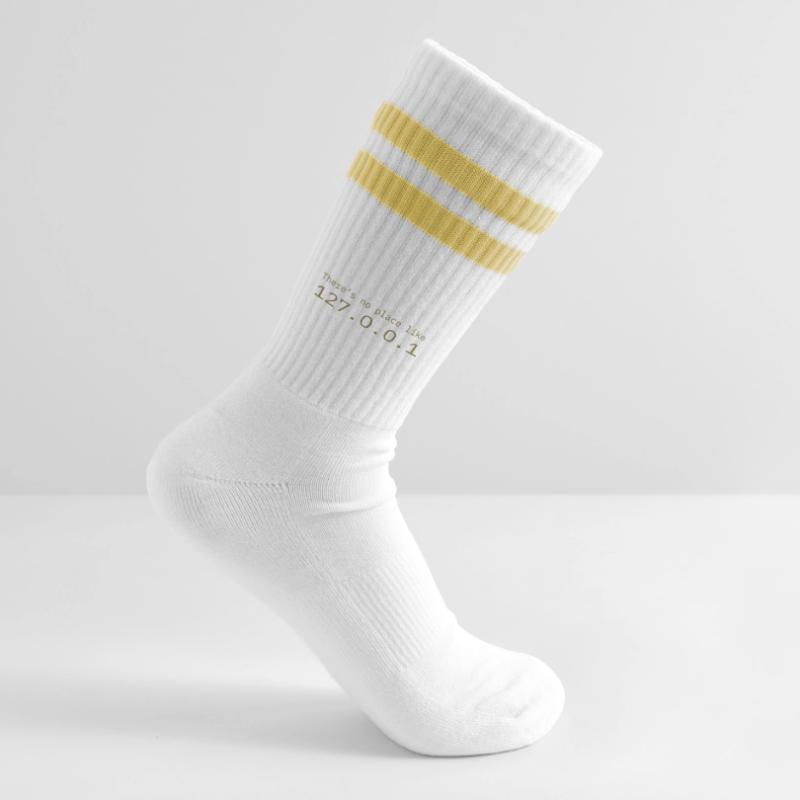 Programmeur Nerd IT Aucun endroit comme Localhost Chaussettes de tennis