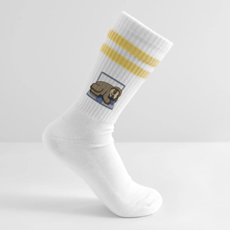 Computer Nerd Programmierer Geschenk Gestreifte Tennissocken