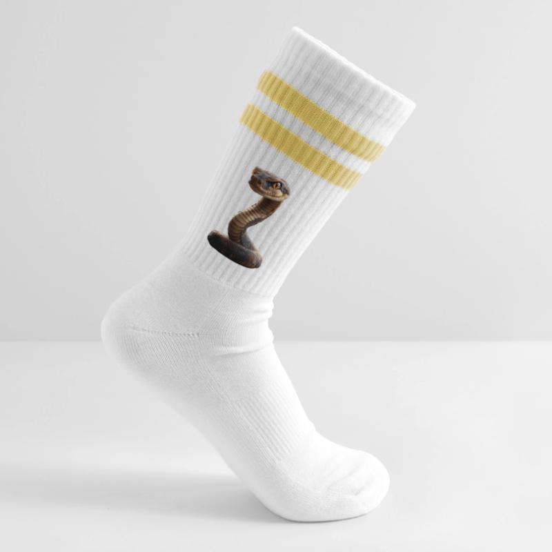 serpent, python, cobra, serpent à sonnettes, serpents Chaussettes de tennis