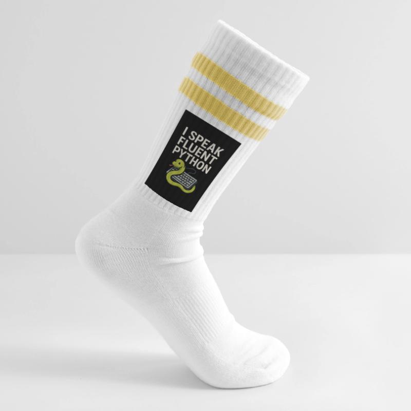 Serpent de codage Python Chaussettes de tennis