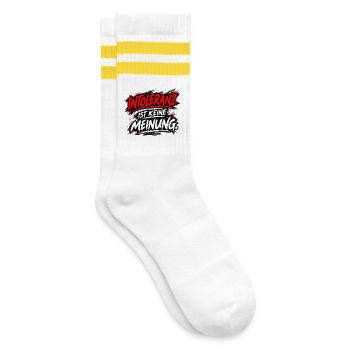 Gestreifte Tennissocken