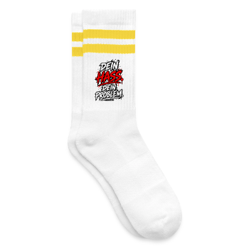 Gestreifte Tennissocken