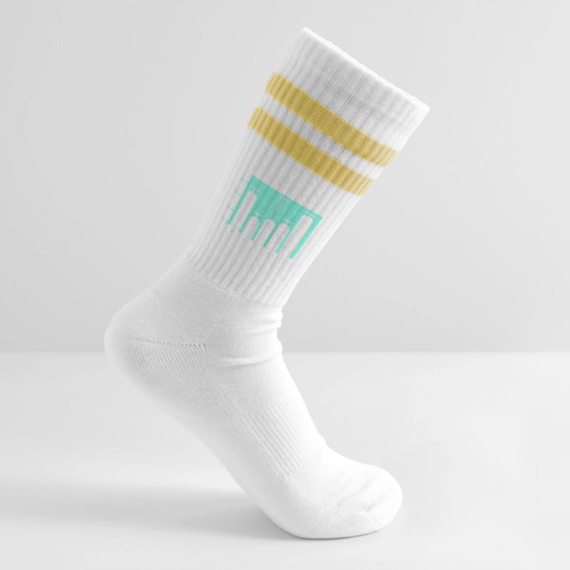 Programmierer Coder GPT Gestreifte Tennissocken