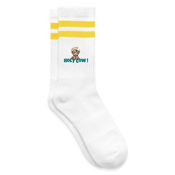 Dessin animé Holy Cow Halo - Chaussettes de tennis - blanc/jaune - Droite