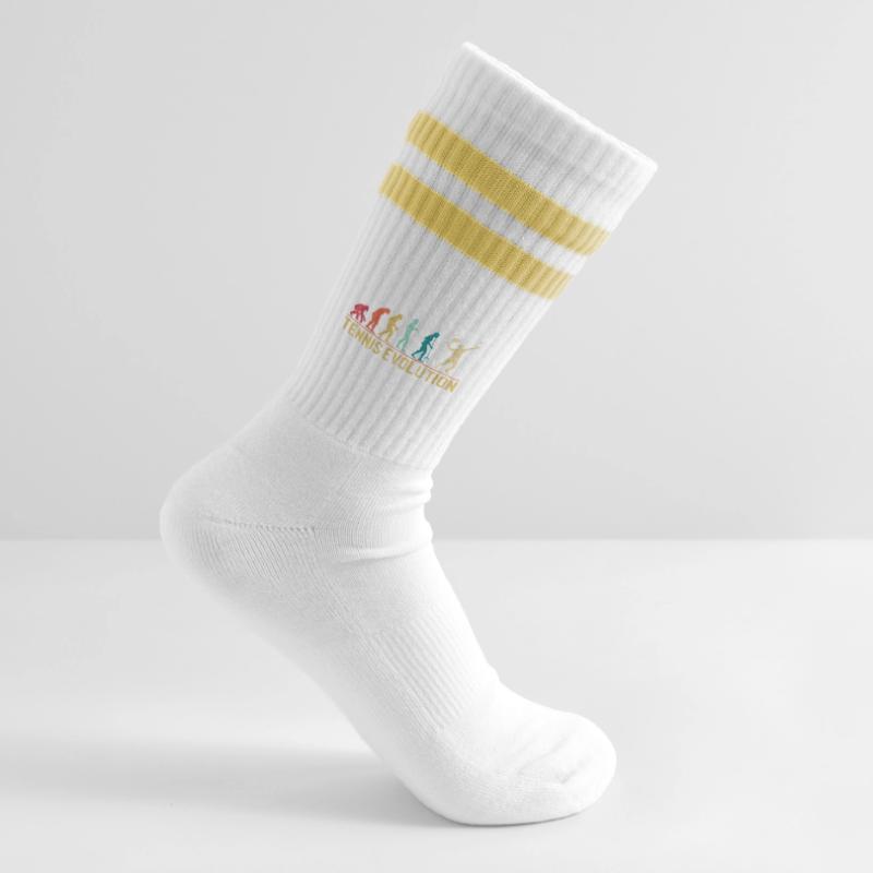 Tennis Evolution Evolution Conception graphique Chaussettes de tennis