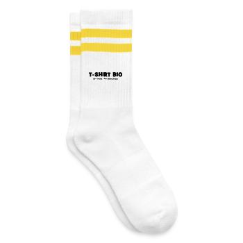 Bio Parodie Conservation Animale - Chaussettes de tennis - blanc/jaune - Droite