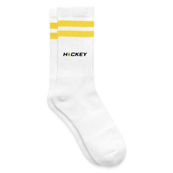Hockey - Chaussettes de tennis - blanc/jaune - Droite