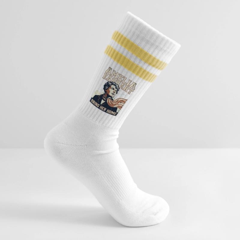 Amelia Earhart – Ramène-la à la maison Chaussettes de tennis