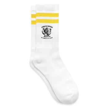 Ce n’est pas diagnostiqué, mais quelque chose ne va pas - Chaussettes de tennis - blanc/jaune - Droite