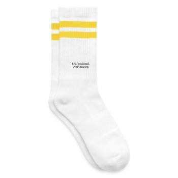 Minimaliste professionnel qui réfléchit trop - Chaussettes de tennis - blanc/jaune - Droite