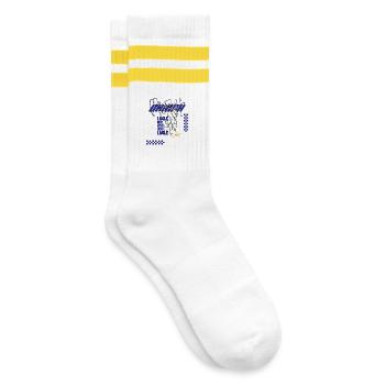 Version graphique légère Murph Hero WOD CrossTraining - Chaussettes de tennis - blanc/jaune - Droite