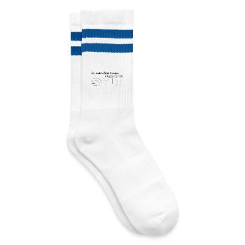 Therapie SYLT - Gestreifte Tennissocken - Weiß/Blau - Rechts