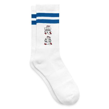  Run Duo, run complete, for dark clothes  - Striped tennis socks - white/blue - Right