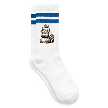 Furet Ferret Holder Furet Propriétaire - Chaussettes de tennis - blanc/bleu - Droite