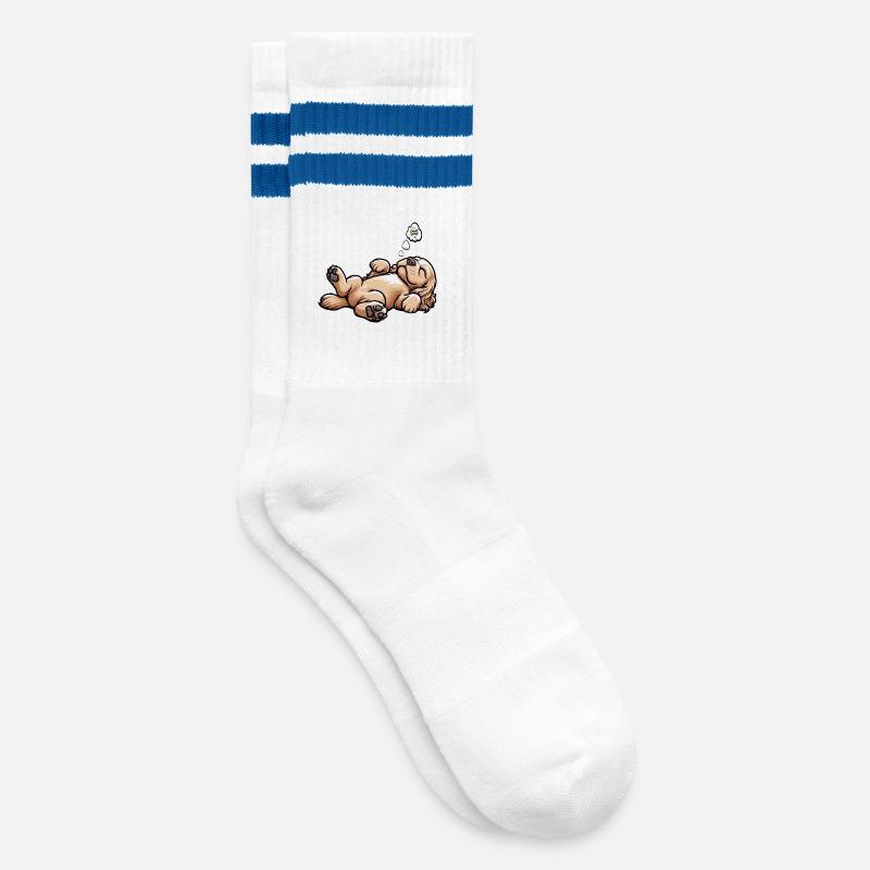 Cocker Spaniel Cocker Chien Cocker Propriétaire de cocker Spaniel - Chaussettes de tennis - blanc/bleu