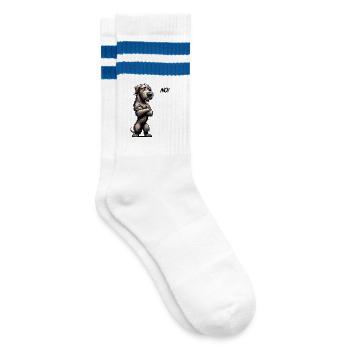 Pas de chiens de chasse irlandais, propriétaire de chiens de loup, chiens de chasse de loup. - Chaussettes de tennis - blanc/bleu - Droite