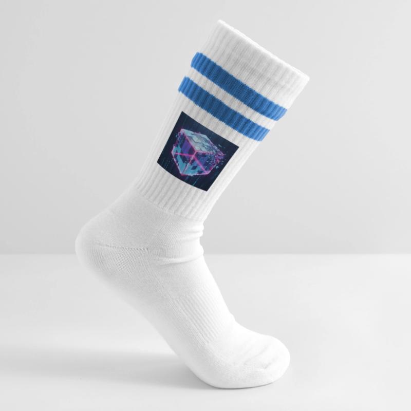 Digital Cube Technology Digital Cube Tech Striped tennis socks