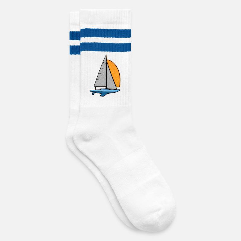 NED7638 - Chaussettes de tennis - blanc/bleu