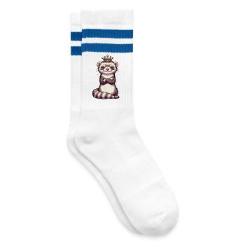Furet Ferret Holder Furet Propriétaire - Chaussettes de tennis - blanc/bleu - Droite