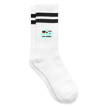 Allemagne et Pays-Bas 100 % génial / cadeau - Chaussettes de tennis - blanc/noir - Droite